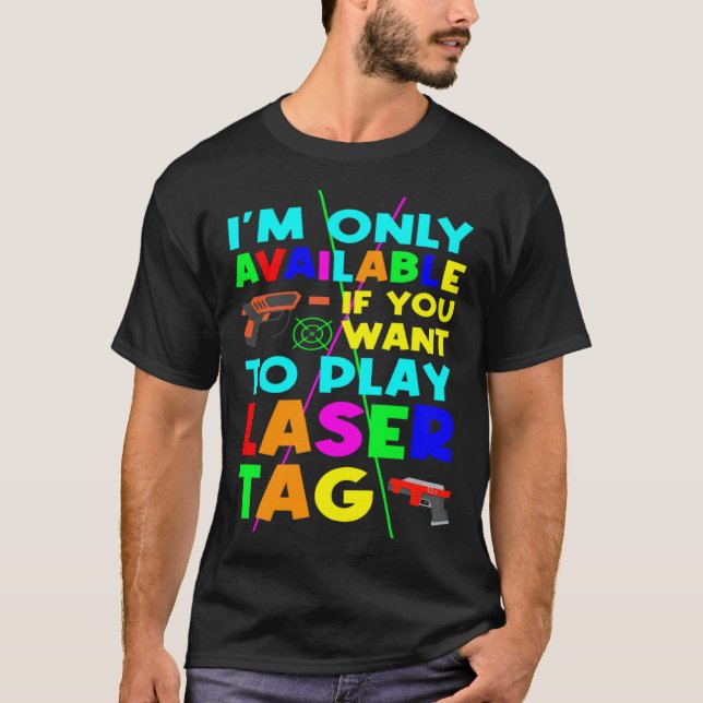 Camiseta Jogo de Tiro Lasertag s & Tag Laser (Frente)