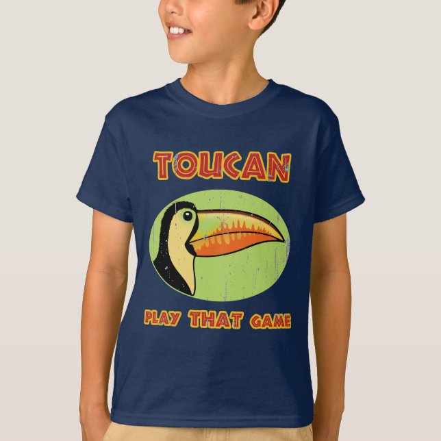 Camiseta Jogo de Toucan QUE jogo (Frente)