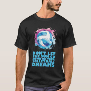 Camiseta Jogo de Treinamento de Jogador de Voleibol
