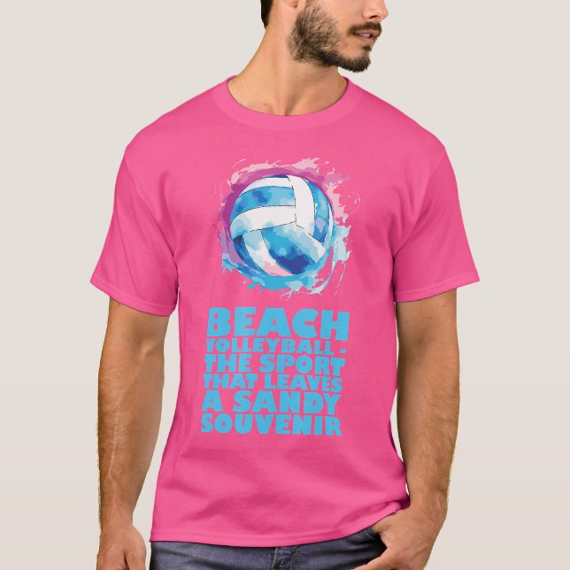 Camiseta Jogo de Treinamento de Jogador de Voleibol (Frente)