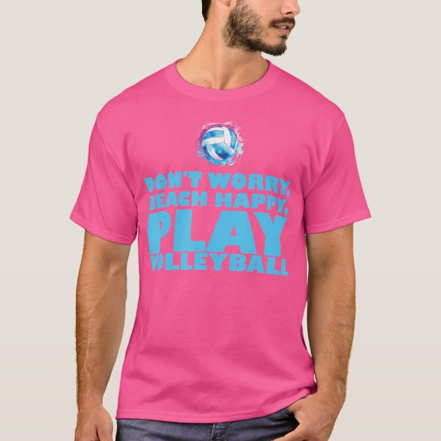 Camiseta Jogo de Treinamento de Jogador de Voleibol (Frente)