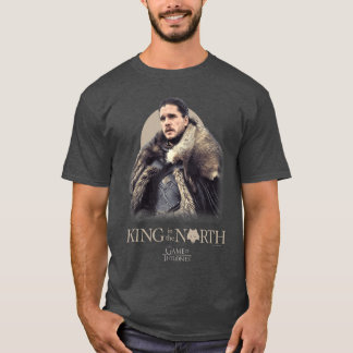 Camiseta Jogo de Tronos Rei do Norte retrô