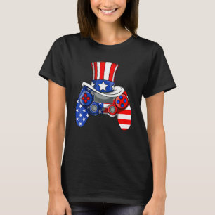 Camiseta Jogo de vídeo American Flag Tio Sa