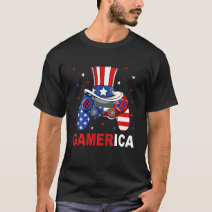 Camiseta Jogo De Vídeo American Flag Tio Sa