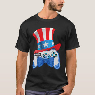 Camiseta Jogo De Vídeo American Flag Tio Sa