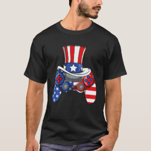Camiseta Jogo De Vídeo American Flag Tio Sa