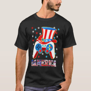 Camiseta Jogo de vídeo American Flag Tio Sa