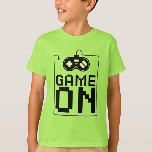 Camiseta Jogo de vídeo ativado (Frente)