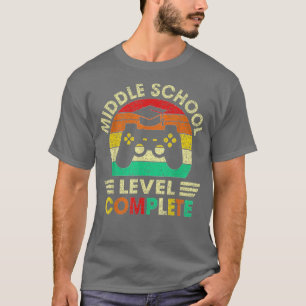 Camiseta Jogo de Vídeo Completo do Nível de Graduação da Es