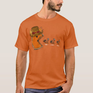 Camiseta Jogo de vídeo de Ação de Graças Comendo Peru Gamer
