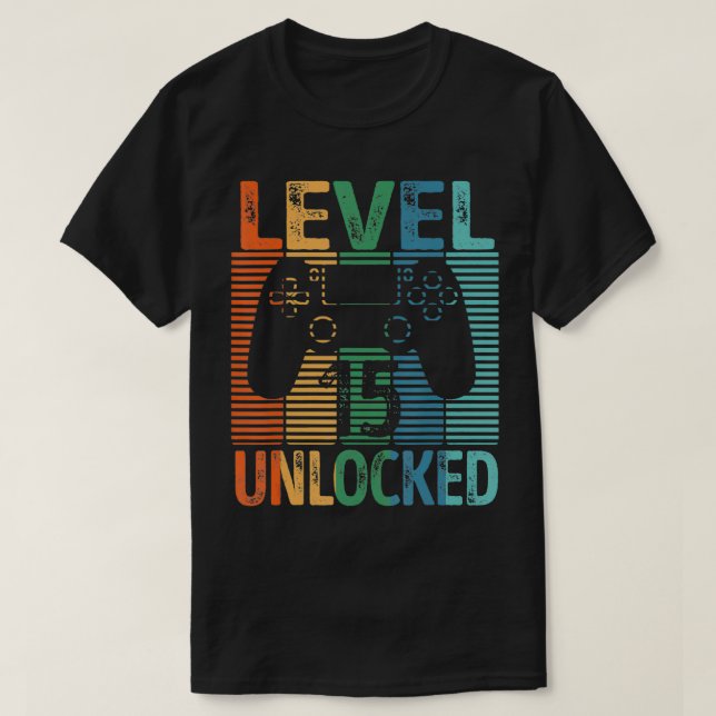 Camiseta Jogo de Vídeo de Aniversário com 15 de Adolescente (Frente do Design)