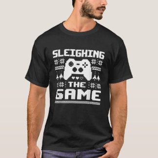 Camiseta Jogo De Vídeo De Jogo De Natal