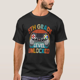 Camiseta Jogo De Vídeo Desbloqueado De Nível 5