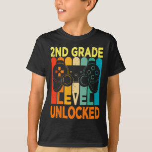 Camiseta Jogo De Vídeo Desbloqueado De Nível De segundo Vol