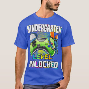Camiseta Jogo De Vídeo Desbloqueado Do Nível Do Jardim Do I