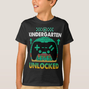 Camiseta Jogo de vídeo desbloqueado no nível do jardim do i
