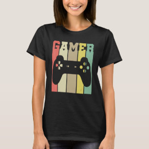 Camiseta Jogo de Vídeo do Controlador do Player do Console