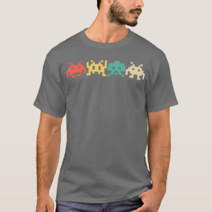 Camiseta Jogo de Vídeo dos Anos 80 Vintage Retro Arcade fam