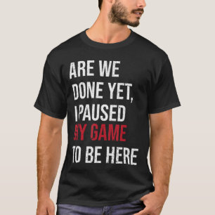 Camiseta Jogo de Vídeo para jogador combine sua Cadeira de