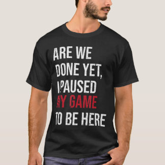 Camiseta Jogo de Vídeo para jogador combine sua Cadeira de