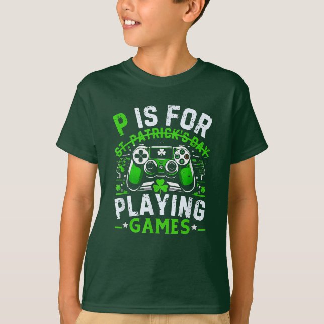Camiseta Jogo de vídeo para jogadores Jogos irlandeses (Frente)