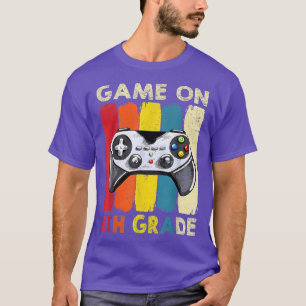 Camiseta Jogo De Vintage No Grau 5 De Volta Ao Gama De Víde