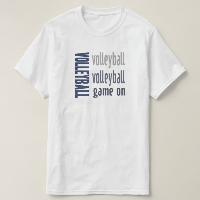 Camiseta Jogo De Voleibol No Tejo (Frente do Design)