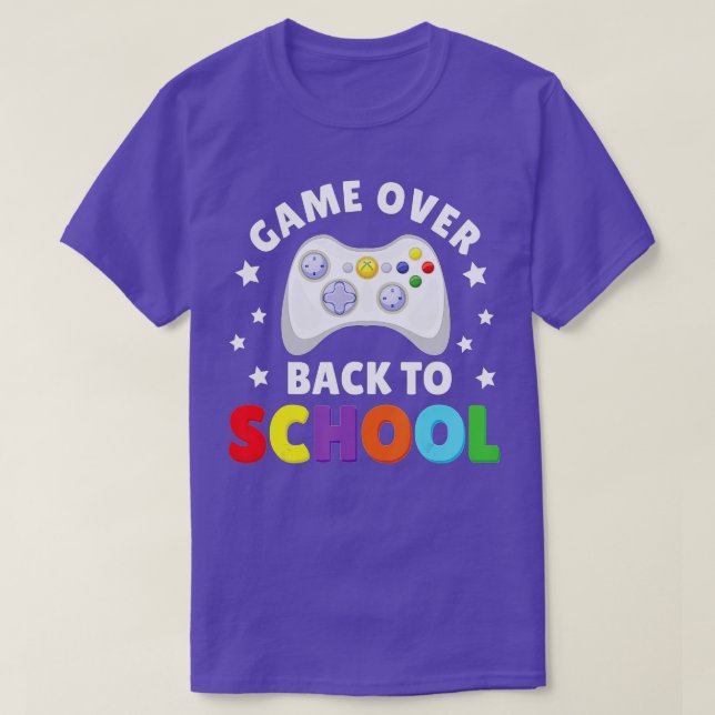 Camiseta Jogo de volta ao Colégio de Professores Controlado (Frente do Design)