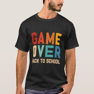 Camiseta Jogo De Volta Ao Professor E Estudante Da Escola