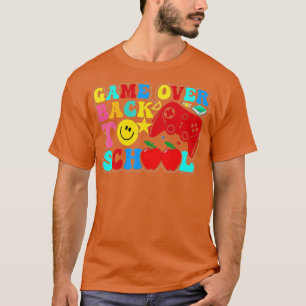 Camiseta Jogo de volta ao professor universitário ou estuda