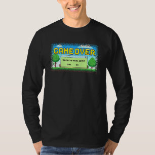 Camiseta Jogo De Volta Para O Jogador De Videos games Da Vi