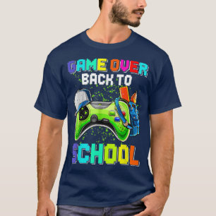 Camiseta Jogo De Volta Para O Jogo De Vídeo Da Escola Levan
