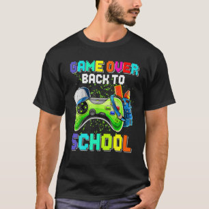 Camiseta Jogo De Volta Para O Jogo De Vídeo Da Escola Levan