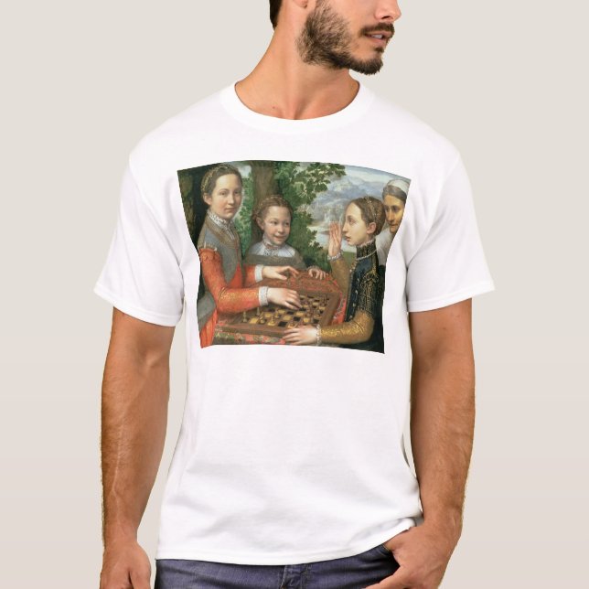 Camiseta Jogo de xadrez, 1555 (Frente)