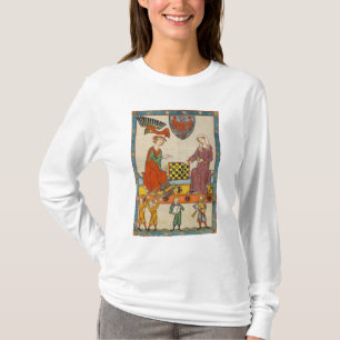 Camiseta Jogo de Xadrez do Codex Manesse do Século XIV