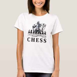 Camiseta Jogo de xadrez, Estratégico, Pensando À Frente, Ch