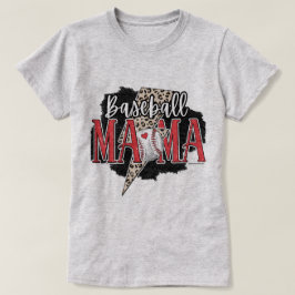 Camiseta Jogo Dia de Baseball Mãe Tee - Tee Gráfico de Base