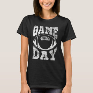 Camiseta Jogo Dia de Futebol Homens Mulheres Equipe Esporte