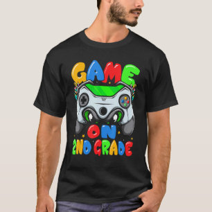 Camiseta Jogo Divertido No segundo Primeiro Dia Da Escola D