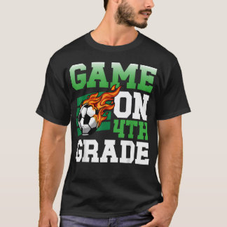 Camiseta Jogo Divertido Para Jogador De Futebol Da 4ª Série