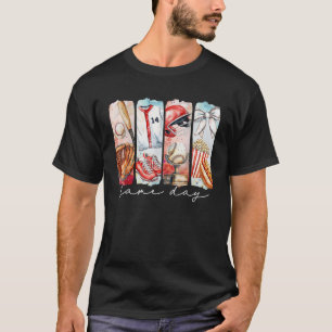 Camiseta Jogo do Arco Coquette Jogo Baseball Softball Amor 
