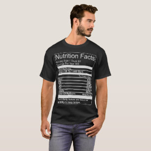 Camiseta Jogo do cilindro dos fatos da nutrição