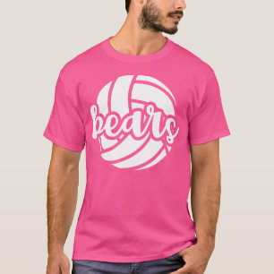 Camiseta Jogo do Espírito Escolar Mascot da Equipe de Volei