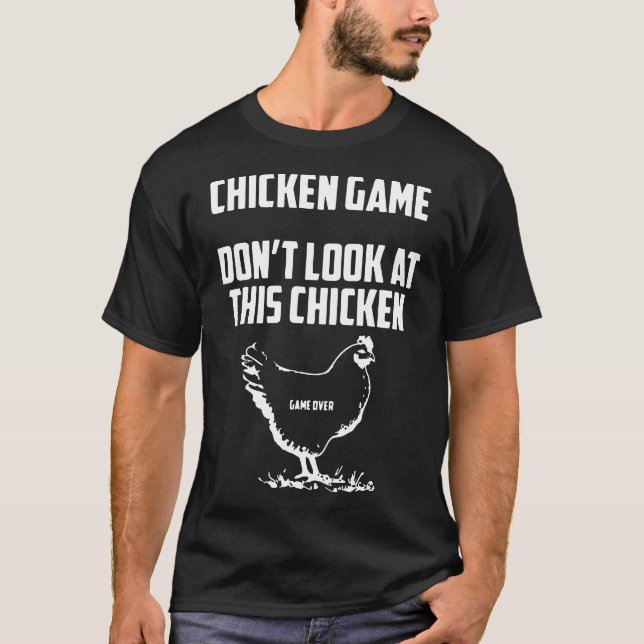 Camiseta Jogo do Frango Não Olhe para Este Frango (Frente)