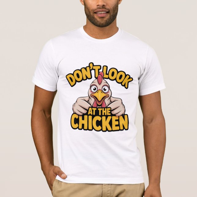 Camiseta Jogo do Frango - Não Olhe para o Frango  (Frente)