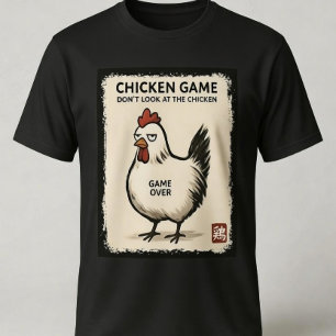 Camiseta Jogo do Frango – Não Olhe para o Frango Engraçado