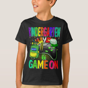 Camiseta Jogo Do Jardim De Infância De Volta À Escola