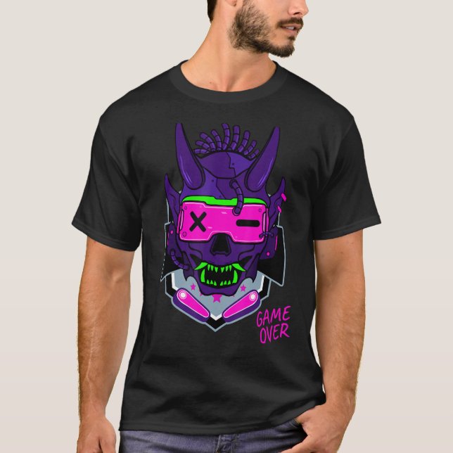 Camiseta Jogo do Monstro do Jogador sobre o jogo (Frente)