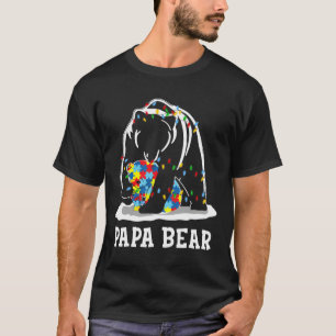 Camiseta Jogo do Papa Urso Autismo Sensibilização Autismo M