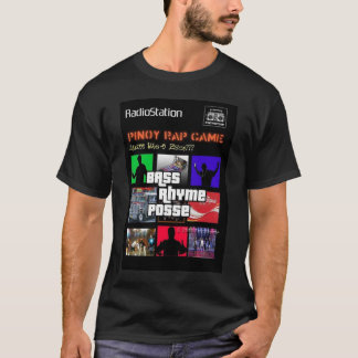 Camiseta Jogo do rap de Pinoy (preto)